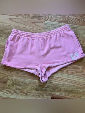 PINK Victoria's Secret Soft Pink Terry Lounge Shorts